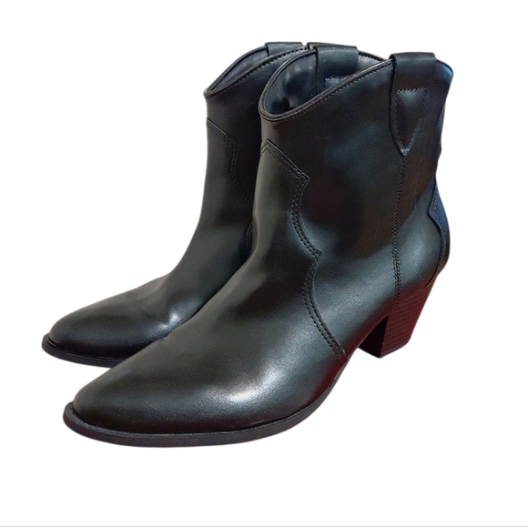 Gap Western Ankle Boots Women's Black Booties Size 7.5 - Picture 9 of 10